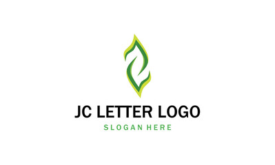 JC letter logo design. Vector