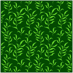 Fabric leaf Seamless pattern Background vector