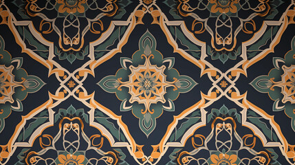 Beautiful structure of a repeating pattern in Arabic style