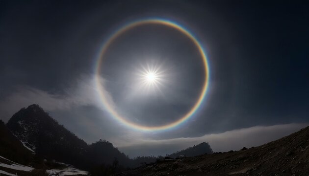 Unveiling the Mysteries of Sun Halos: Nature's Circular Rainbow Phenomenon"