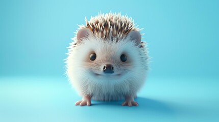 Cute and cuddly, this baby hedgehog is sure to brighten your day. - obrazy, fototapety, plakaty