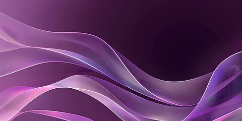 Ethereal Purple Waves Art