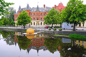 It is an architectural landmark of the city - a building of Clarion Collection Hotel Borgen of the...