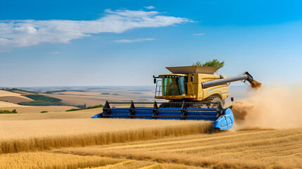 Harvest time on rural farmland: A glimpse into the agricultural daily work