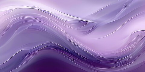 Ethereal Purple Waves Art