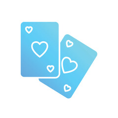 Playing icon vector stock illustration
