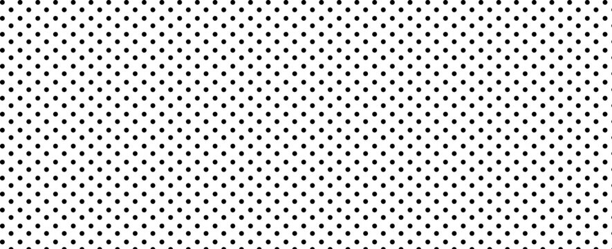 Dot pattern seamless background. Polka dot pattern template Monochrome dotted texture.