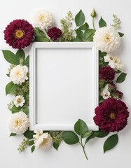 framework for photo or congratulation