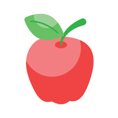A customizable icon of fresh apple, ready to use vector