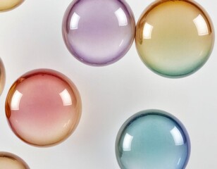 Abstract wallpaper with soap bubbles.