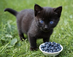 Herbivorous kitten image.