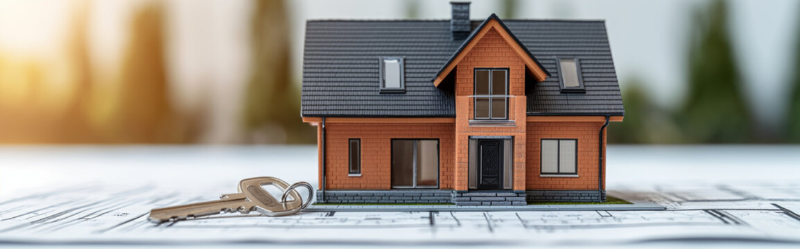 house model, house selection, real estate concept	
