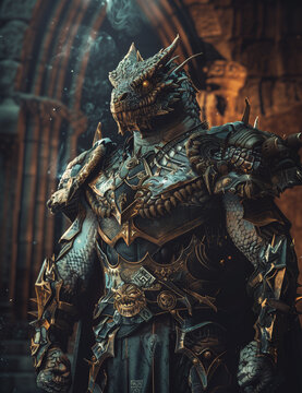 RPG DND fantasy character for Dungeons and Dragons, Roleplay, Avatar, Lizardman, Lizard, Hero, Soldier, Warrior, Draconian