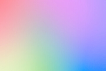 Abstract  rainbow colorful smooth bright pastel gradient ombre color blend background, illustration