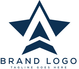 Obraz premium Letter A logo design vector template design for brand