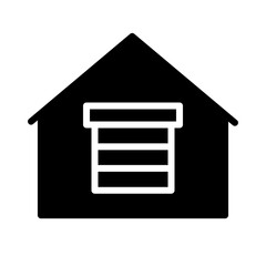 estate garage real_ Glyph Icon