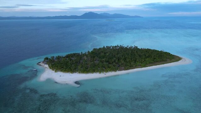 Modessa Island . Roxas. Philippines. drone 
