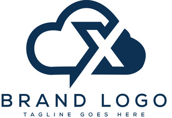 Letter X logo design vector template design for brand