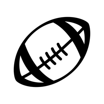Ball icon vector. American football ball illustration sign. Sport symbol or logo.