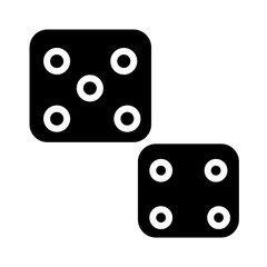 casino dice luck_ Glyph Icon