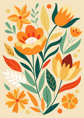 Botanical style: Magazine and diary cover