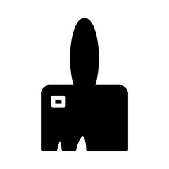 Obraz premium artist brush color Glyph Icon