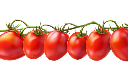 Grape Tomatoes on PNG Transparent background