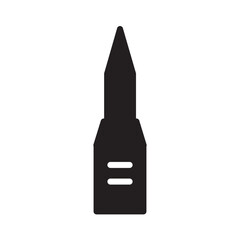 bullet caliber cartridge_ Glyph Icon