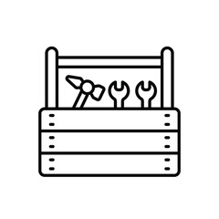 Tool box icon vector stock illustration