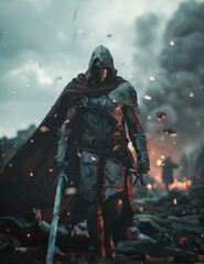 Fototapeta premium RPG DND fantasy character for Dungeons and Dragons, Roleplay, Avatar