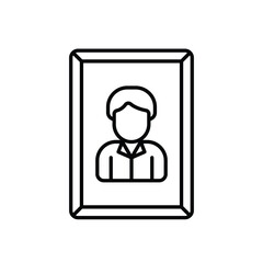 Picture icon vector stock illustration