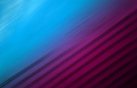 Abstract blurred blue and pink line texture. Turquoise blur water backdrop. Motion effect illustration for your graphic design, banner, background, wallpaper or poster. 3D rendering