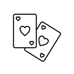 Playing icon vector stock illustration