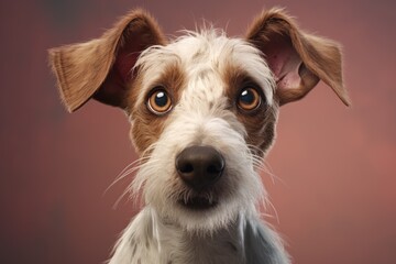 a close up of a dog - obrazy, fototapety, plakaty