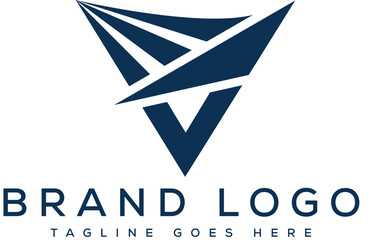 Letter V logo design vector template design for brand