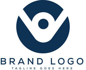 Letter V logo design vector template design for brand