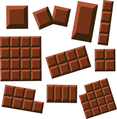Vector illustration of Happy Chocolate Day