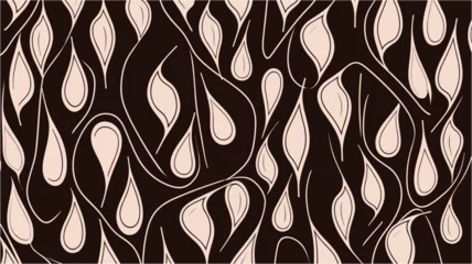Foto op Canvas Brush pattern. Wavy background. Background. Floral seamless pattern. Brush stroke pattern. Waved pattern. Hand drawn lines. Vector seamless pattern. Abstract texture. Vintage background. © Alexsander