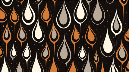 Donor blood seamless pattern in simple style. Drop in multiple shapes and styles. Rain water drops Seamless vector EPS 10 pattern. Graphic design of seamless water drop pattern.