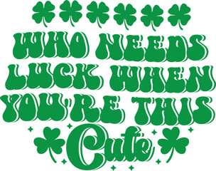 st patrick's day svg design and bundle