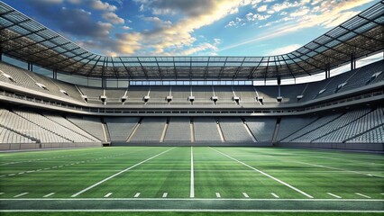 empty football stadium background