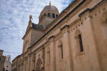 The Cathedral of St. James (Croatian: Katedrala sv. Jakova) in Šibenik, Croatia