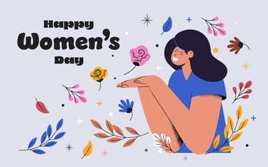 Flat Modern design Illustration of Womens day - 747860333