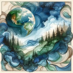 The Earth Day theme with Generative AI.