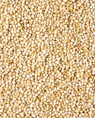 Texture of Organic White Quinoa. Quinoa Background. Healthy Eating Concept.