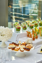 Appetizer for the banquet - different types of vegetables