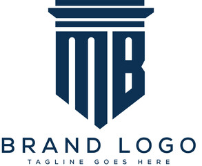 Letter MB logo design vector template design for brand