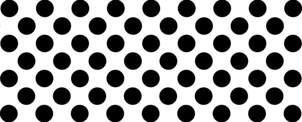 Dot pattern seamless background. Polka dot pattern template Monochrome dotted texture.