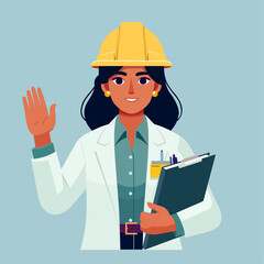 Indian Woman as a Construction Engineer