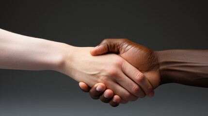 Shaking hands. Multicultural ethnicity concept